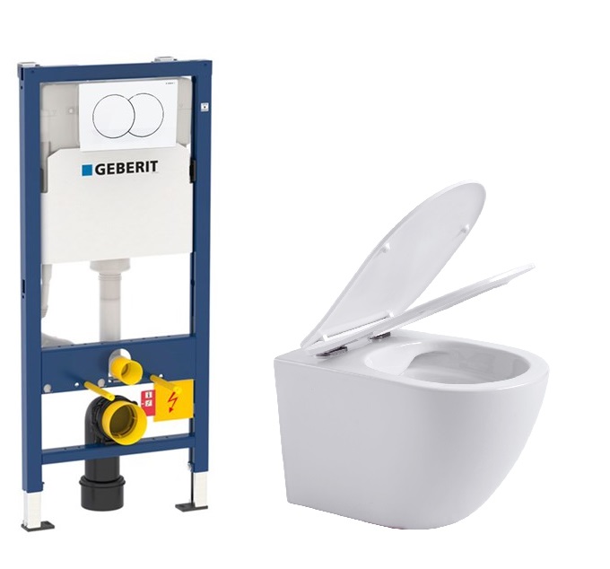 SET 4u1 GEBERIT DUOFIX 458.133.11.3+TIPKA DELTA+ WC TORNADO MB+SOFTDASKA